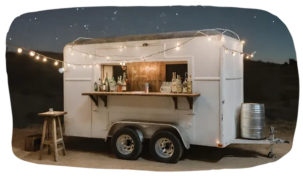 Alchemiss Mobile bar trailer 