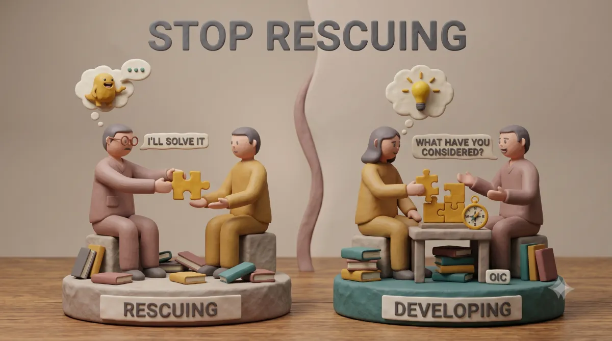 Stop Rescuing: How Senior Clinicians Accidentally Create Dependent Juniors
