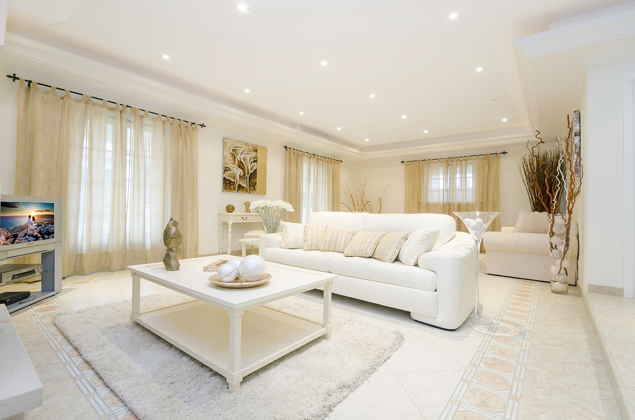 A cleaned dining room