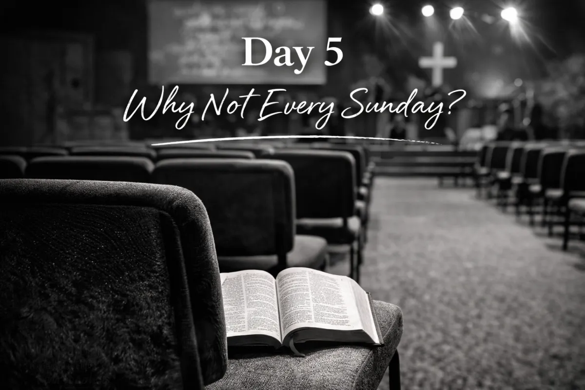 Day 5 – Why Not Every Sunday?