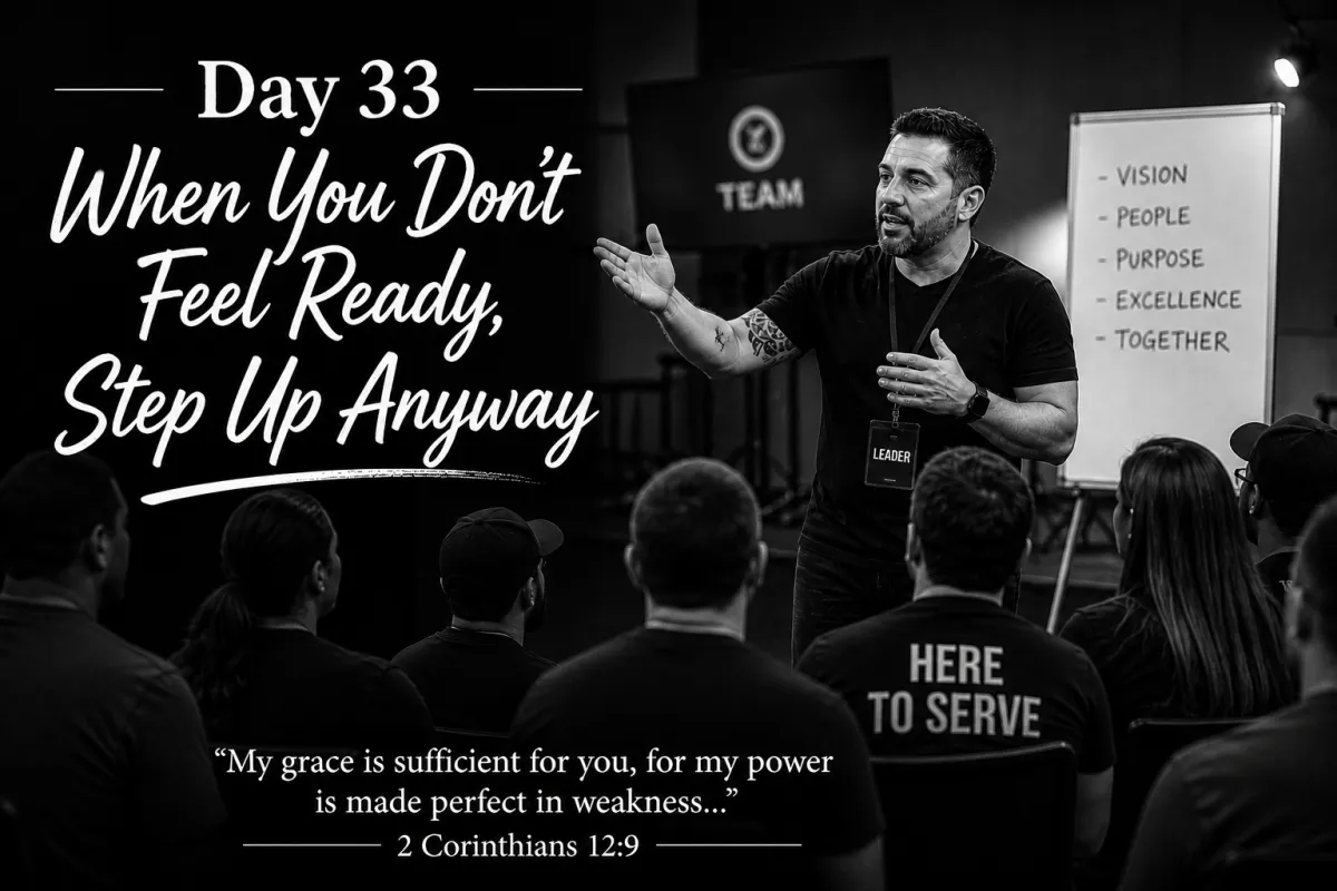 Day 33 – When You Don’t Feel Ready, Step Up Anyway