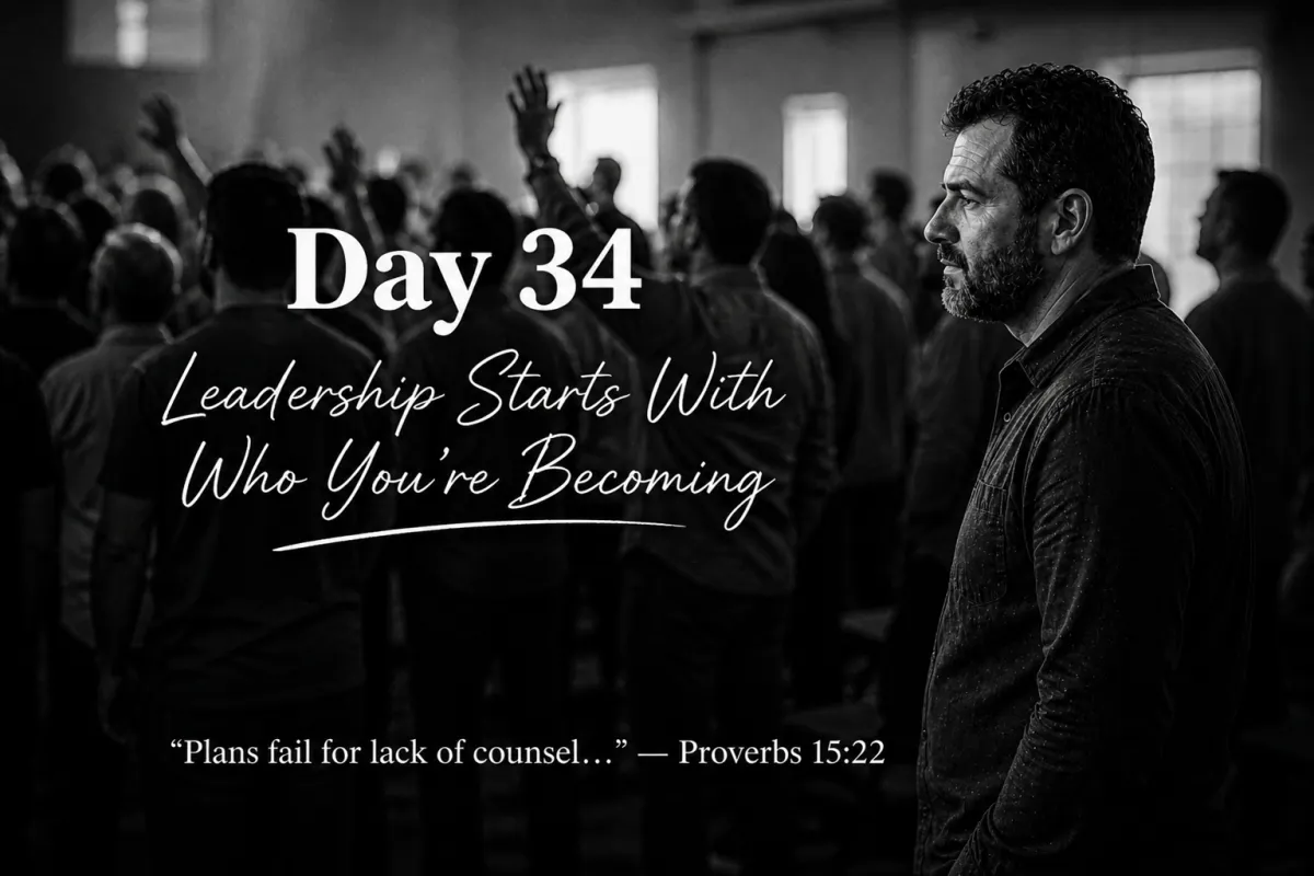 Day 34 – Leadership Starts With Who You’re Becoming