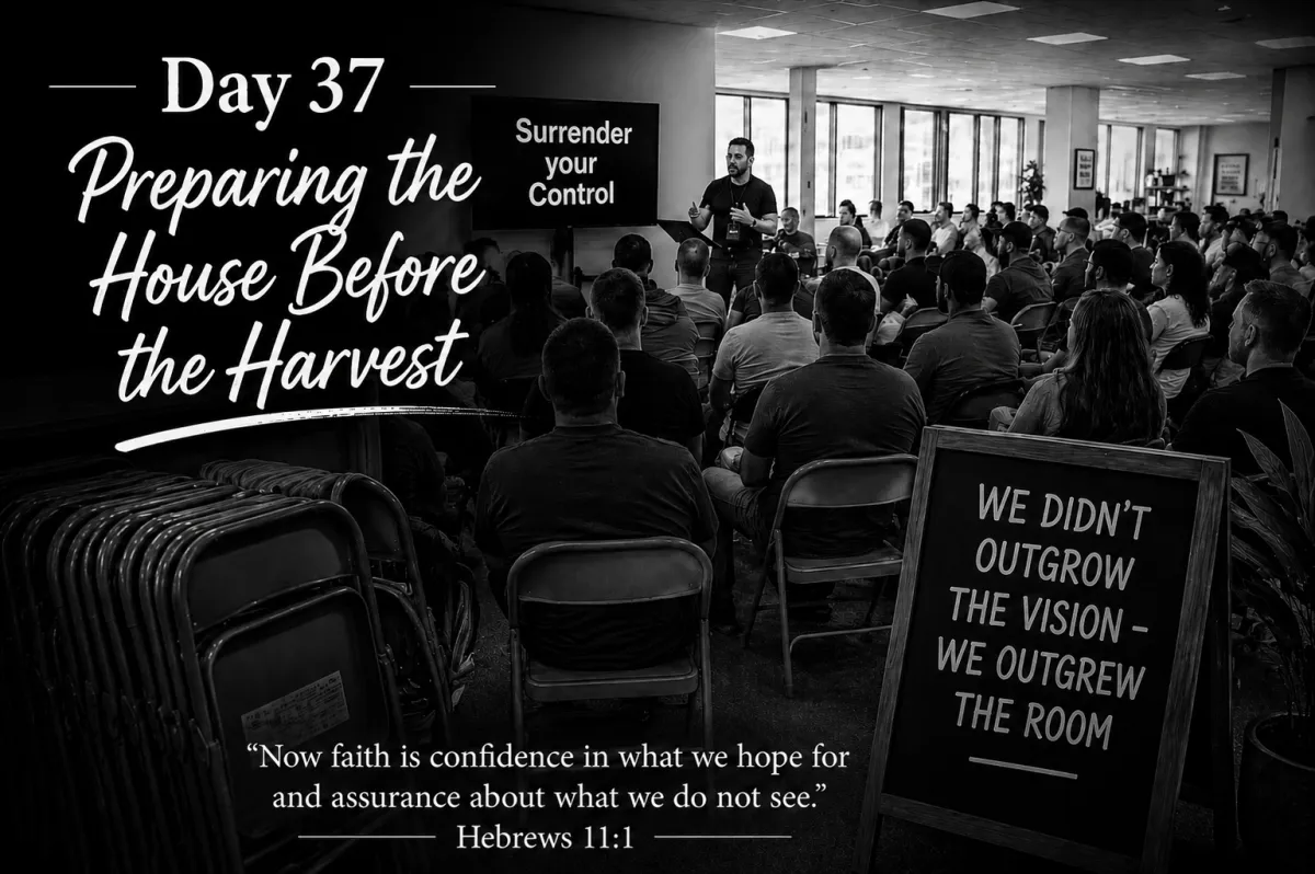 Day 37 – Preparing the House Before the Harvest