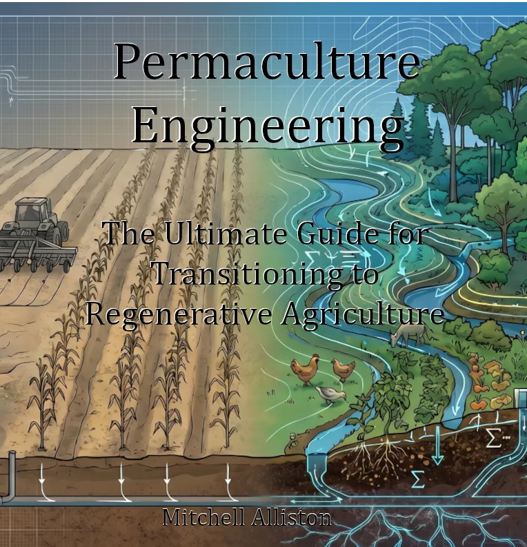 Permaculture Engineering book cover by Mitchell Alliston