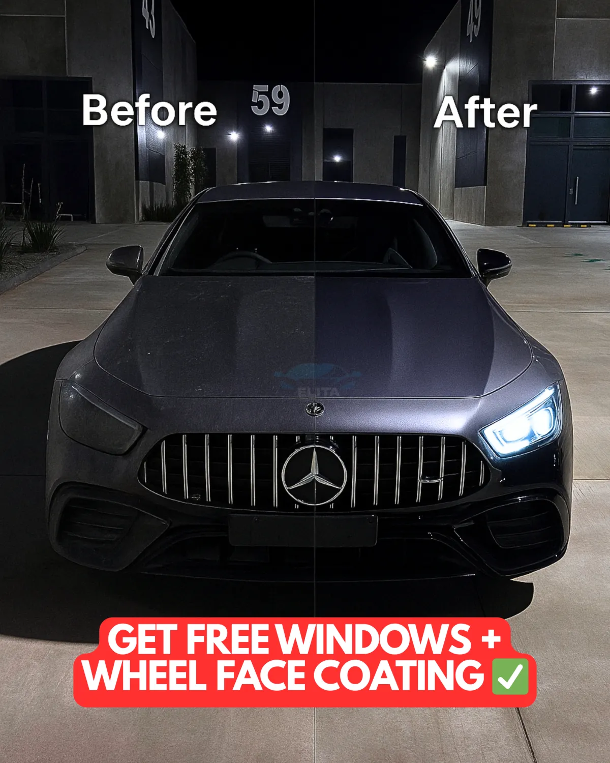 black mercedes benz emblem on white car