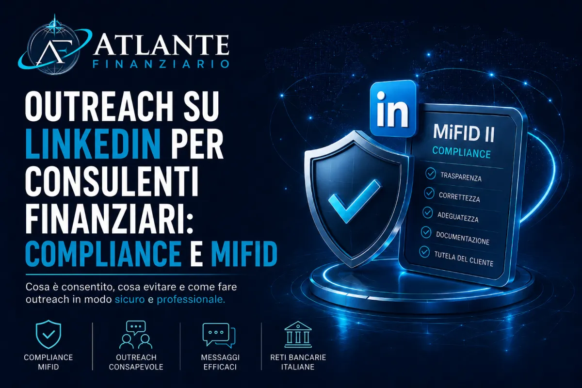 Outreach LinkedIn per consulenti finanziari: MiFID e compliance