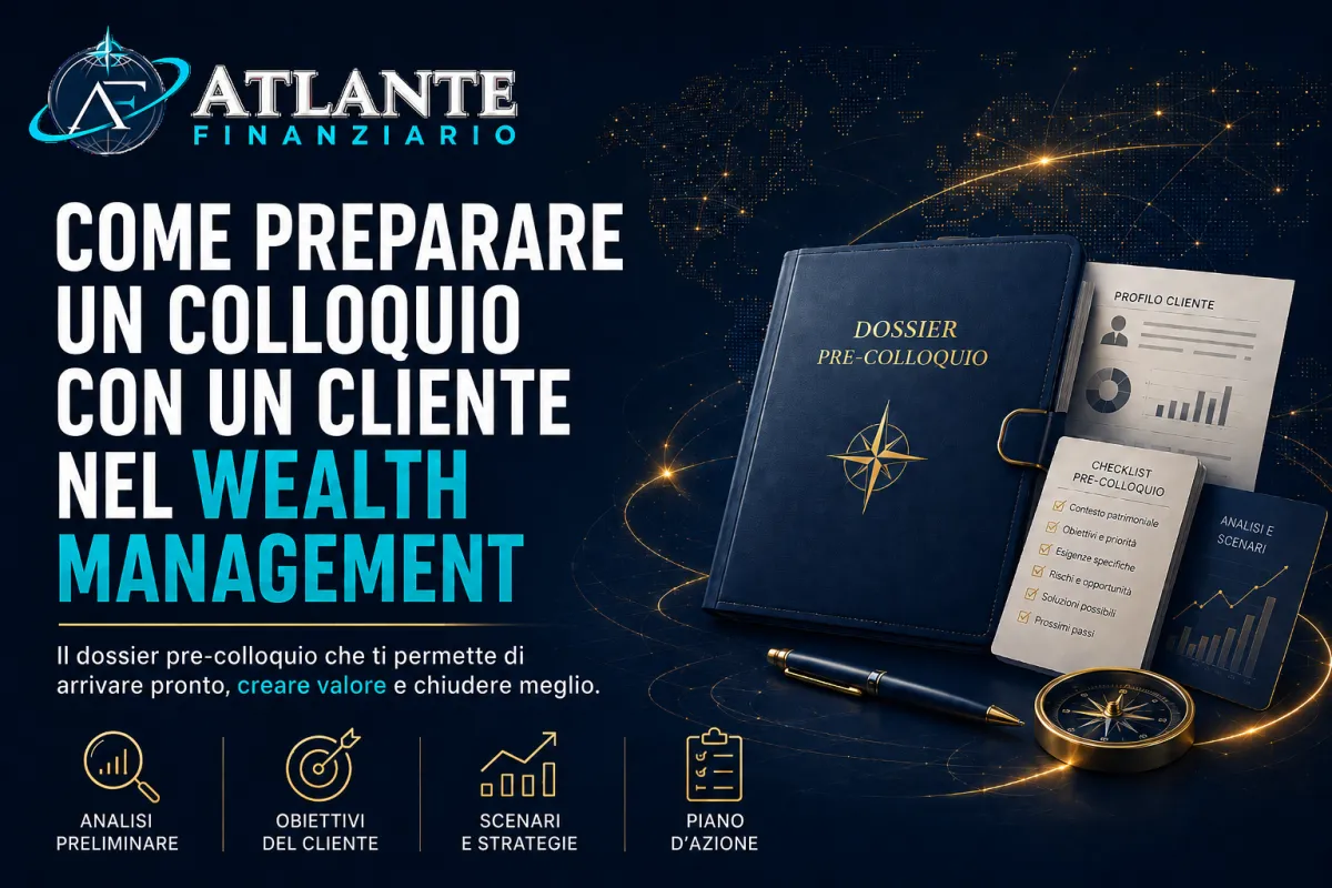 Come preparare un colloquio con un cliente nel wealth management: il dossier strategico | Atlante Finanziario
