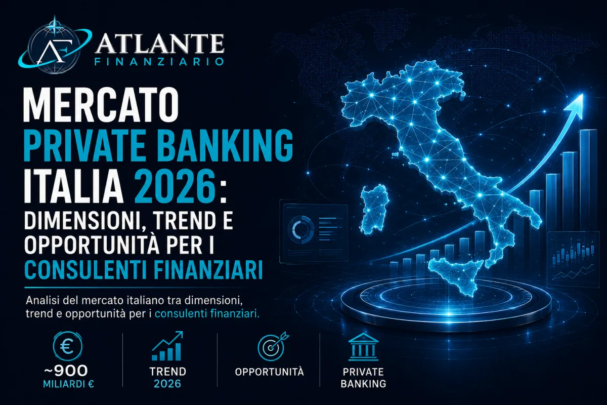 Mercato private banking Italia 2026: dimensioni, trend e opportunità | Atlante Finanziario
