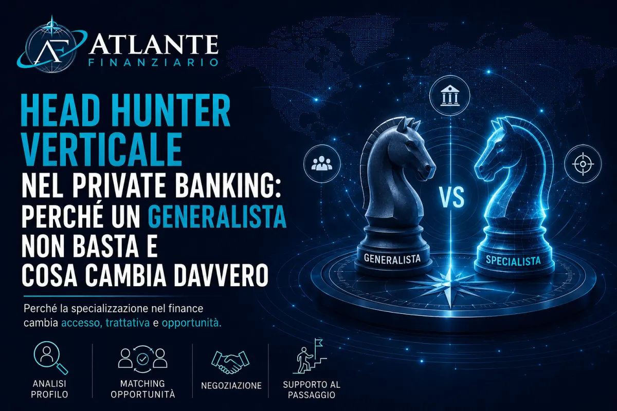 Head hunter verticale nel private banking italiano: come funziona | Atlante Finanziario