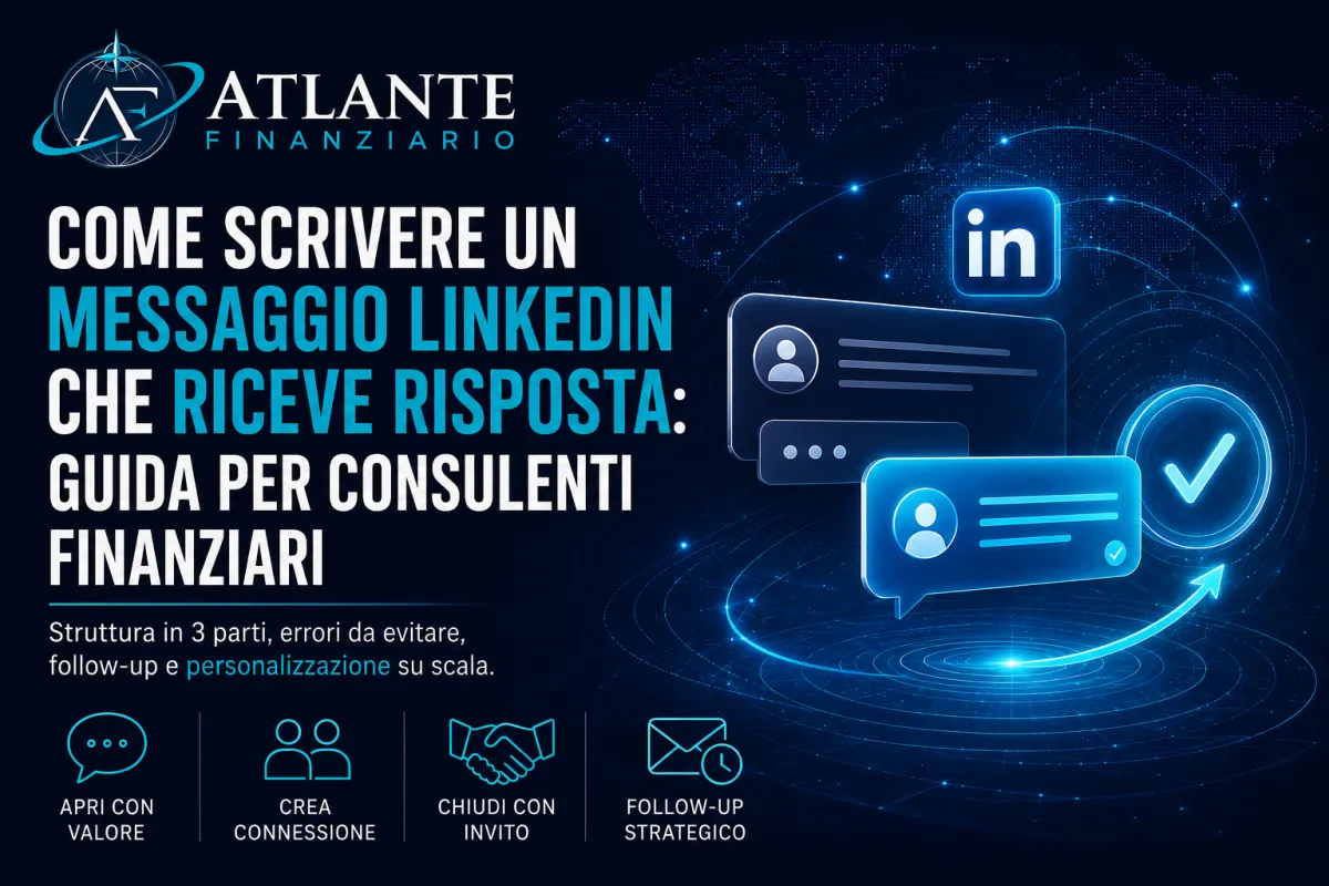 Come scrivere un messaggio LinkedIn che riceve risposta come consulente finanziario - Atlante Finanziario
