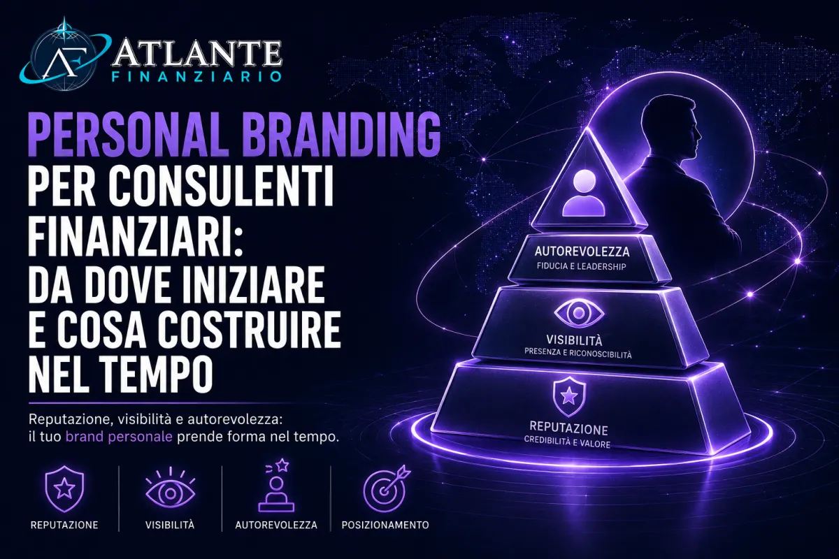Come costruire un personal brand da consulente finanziario: reputazione, visibilità e autorevolezza atlante finanziario