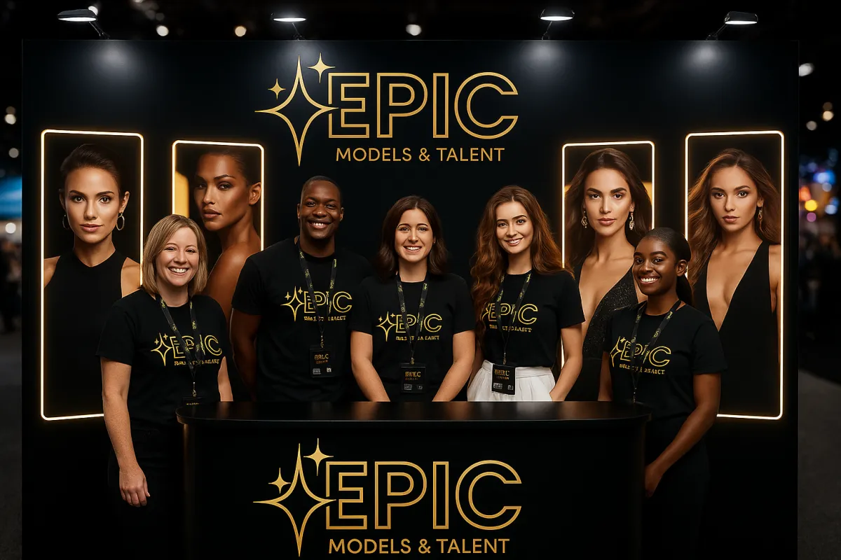 Epic Models & Talent team staffing Las Vegas tradeshow event