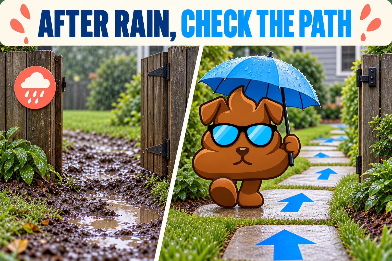 Dog Poop Cleanup After Rain: Mud, Access, and Timing