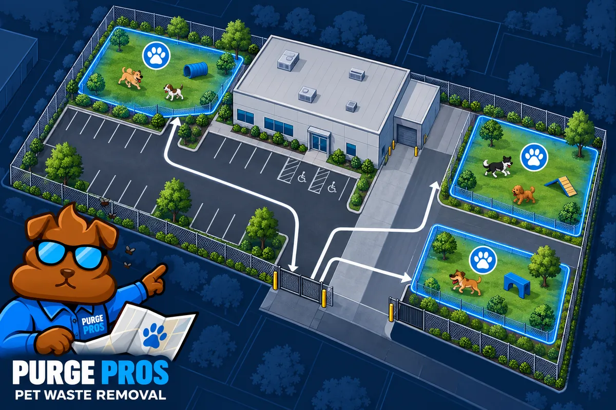 Commercial Dog Waste Estimates: Map Dog-Use Zones, Parking and Buildings