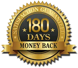 180 days money back guarantee