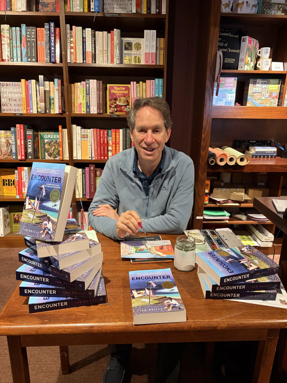 Ian is Book Signing
