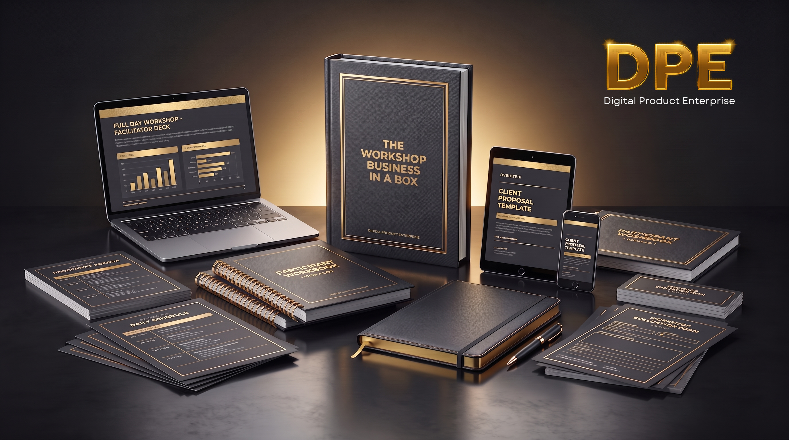 The Workshop Business in a Box - the complete delivery kit for a paid workshop day