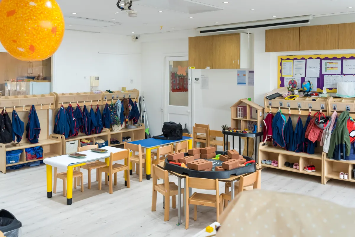 Montessori Materials Set up for Structured Morning