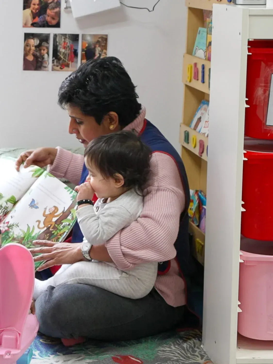 Our baby rooms are a sanctuary. We provide a nurturing and safe environment where little ones can explore and develop at their own pace.