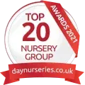 Day Nurseries Top 20 Nursery Group 2021 Award 