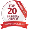 Day Nurseries Top 20 Nursery Group 2022 Award 