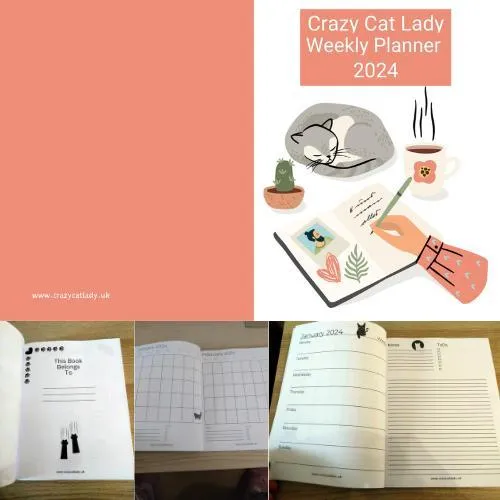 Crazy Cat Lady Planner for 2024
