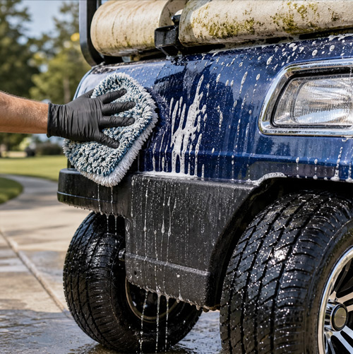 Golf Cart Exterior Detailing