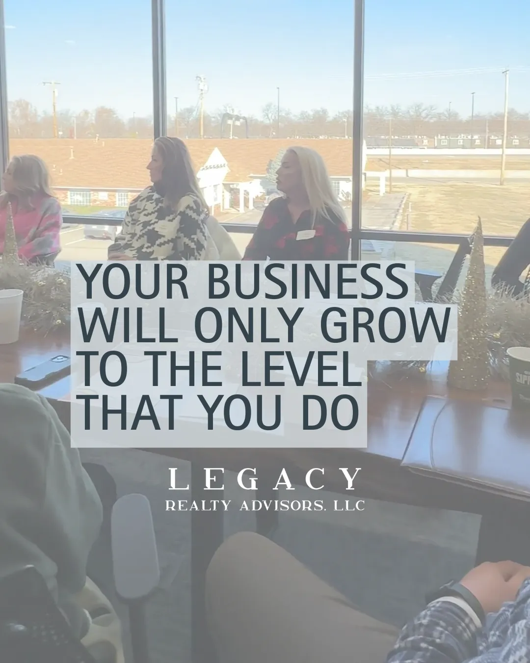 Business leader teaching the 5 levels of leadership framework to team