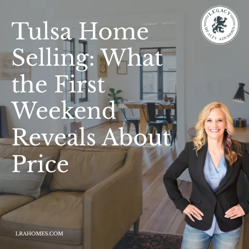 Tulsa home for sale representing how first-weekend buyer activity can reveal whether a home is priced correctly.