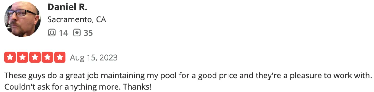 weekly pool service near me