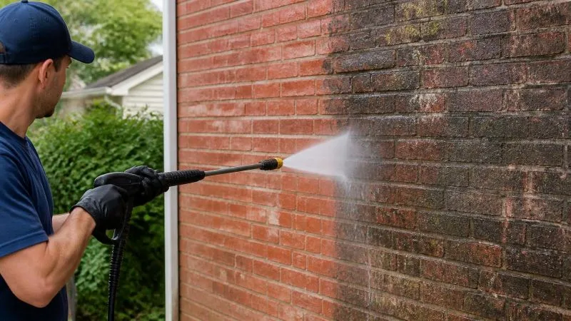 How to Pressure Wash Brick Properly