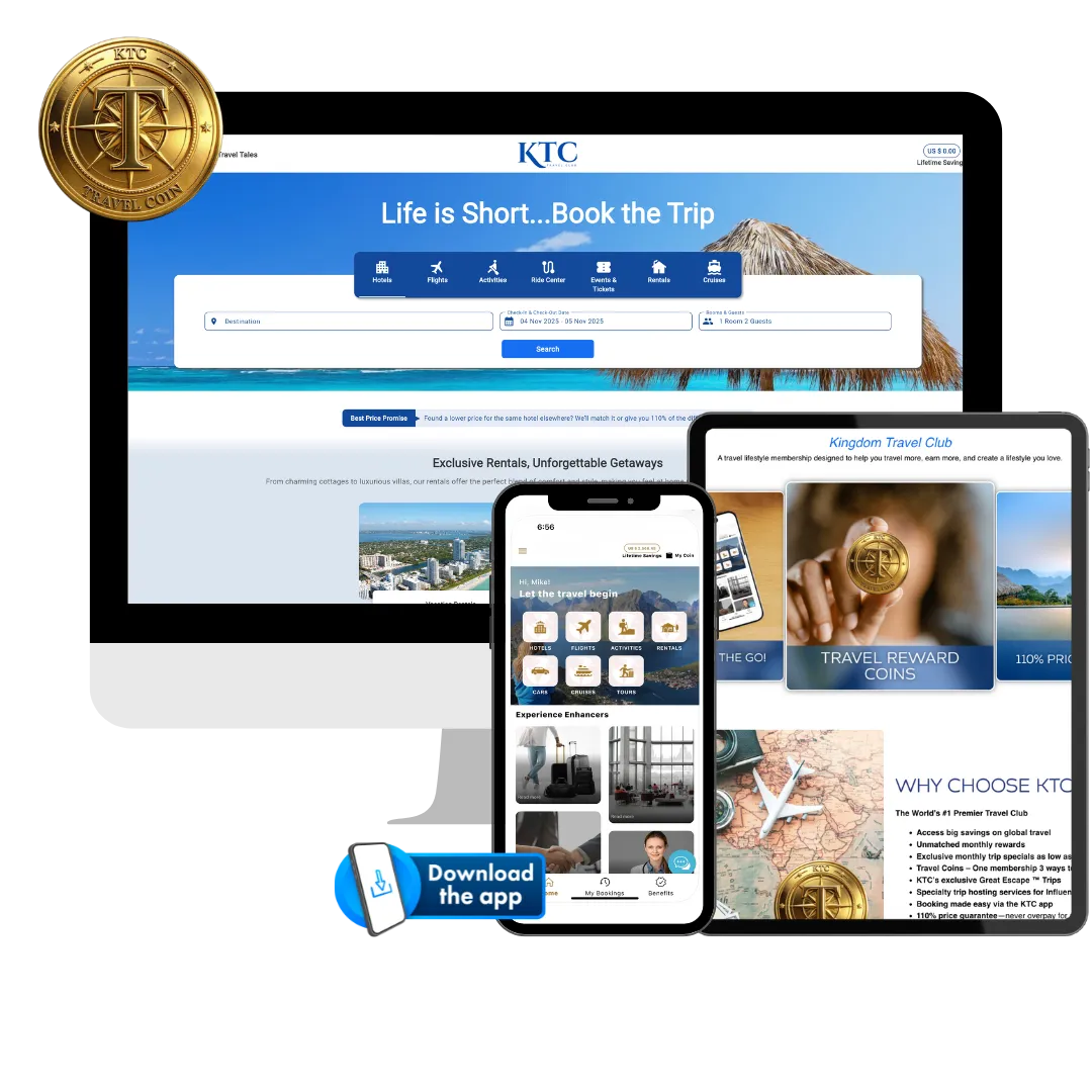 orange canoe on lake surrounding with mountain at daytime