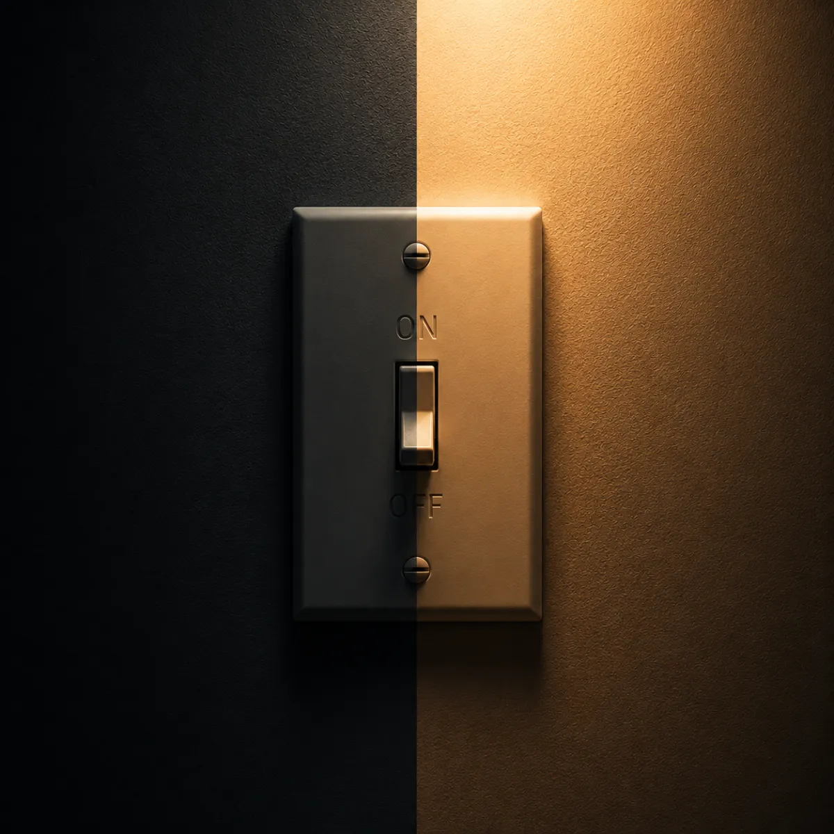 A cinematic, desaturated photograph representing emotional clarity and alignment