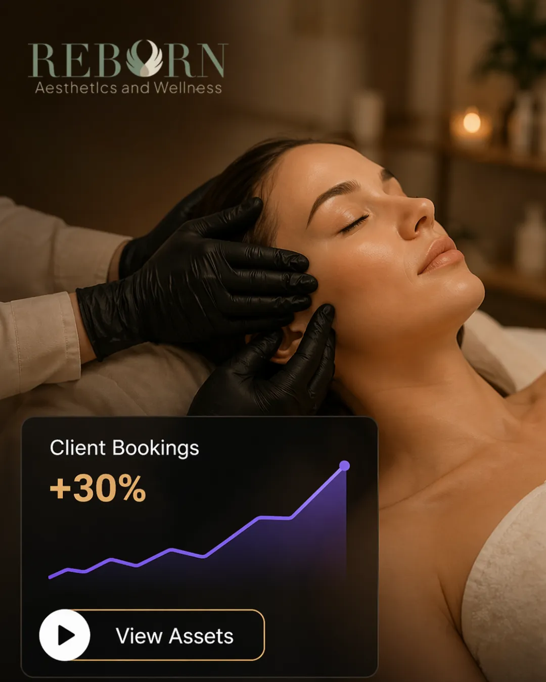 med spa lead generation social ads marketing results