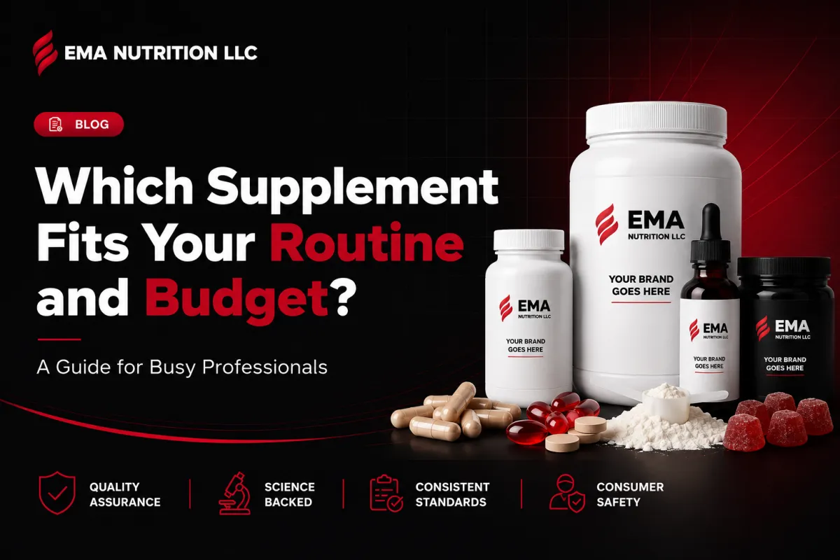 Which Supplement Fits Your Routine and Budget? A Guide for Busy Professionals