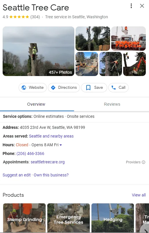 Local SEO Google Business Profile