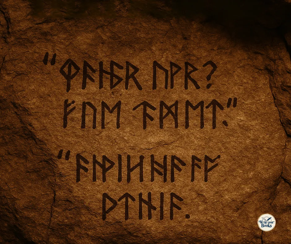 Dialogue That Echoes: Writing in Ancient Runes
