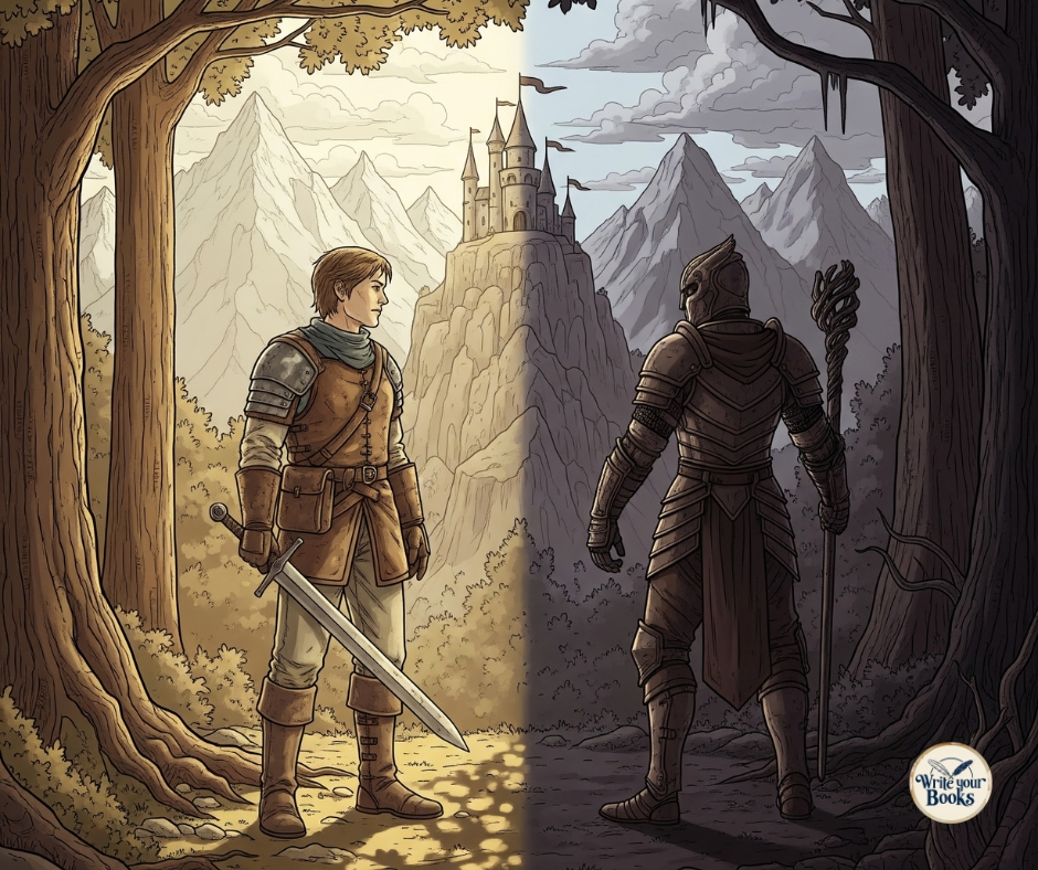 Character values shaping heroes and villains in storytelling
