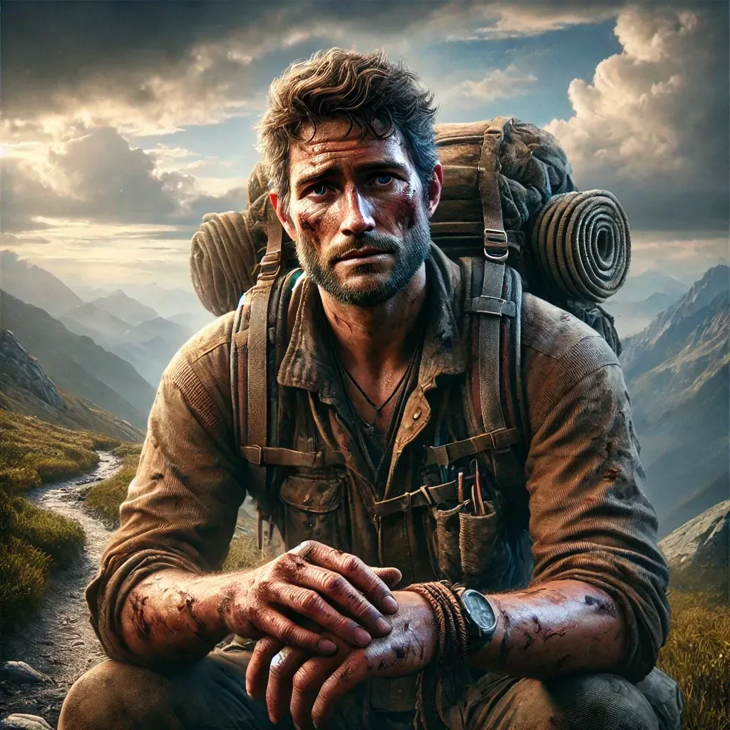 Illustration of a character showing character growth and resilience