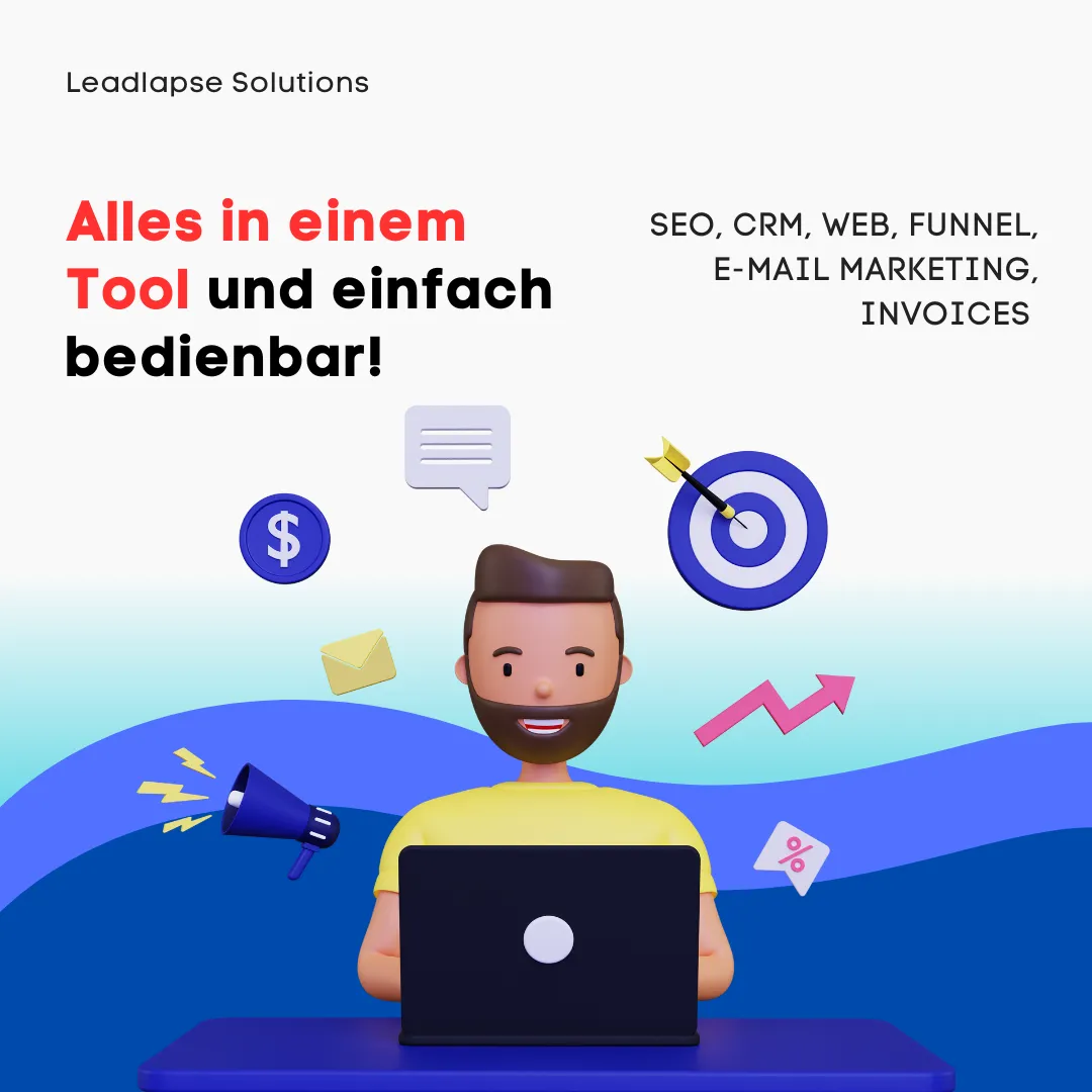 Leadlapse Solutions SEO CRM WEB FUNNEL EMAIL MARKETING INVIOCES