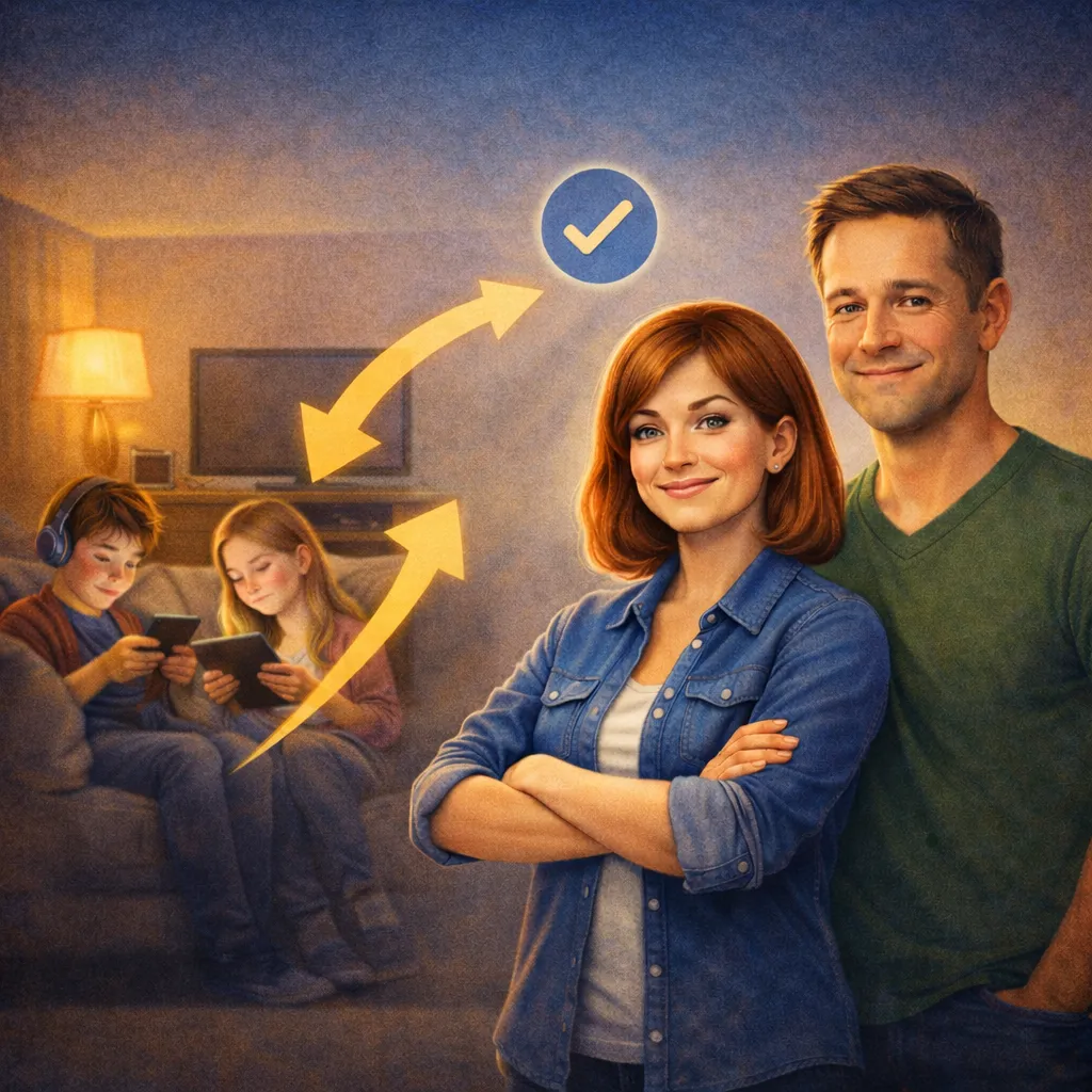 Screens leading the way versus parents taking back family's screen habits