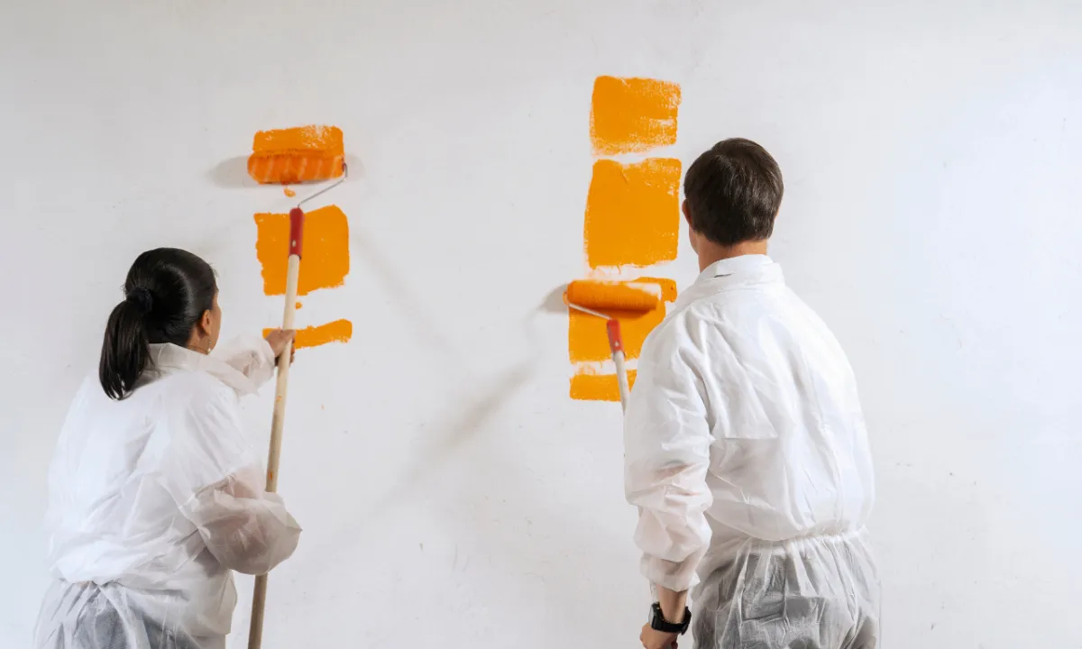 Professional interior painting project in Indianapolis home