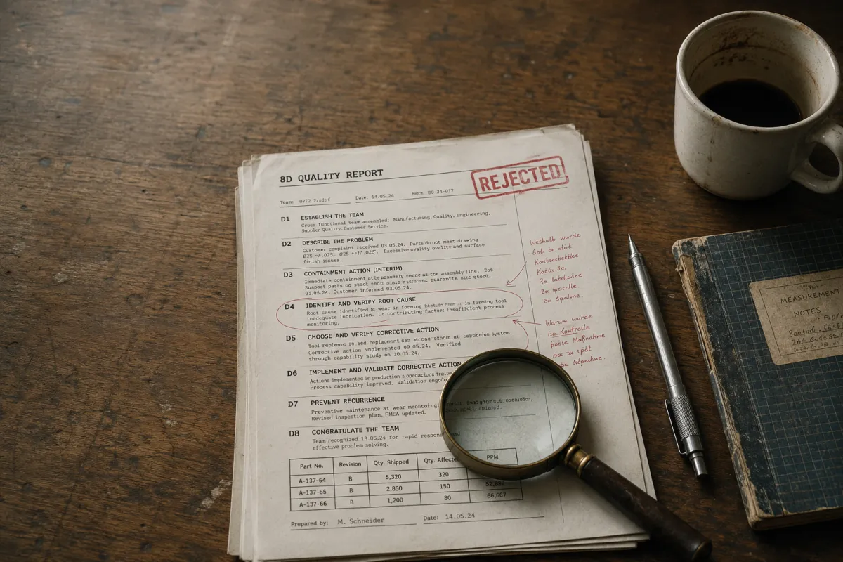 The 5 Reasons Your Customer Keeps Rejecting Your 8D