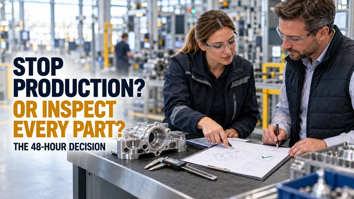 How to deal with a supplier about non-written specification: what to implement now when you can't wait for an official change