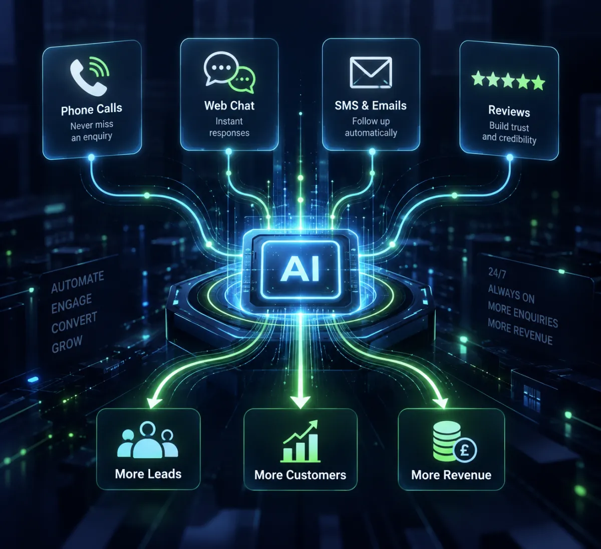 A glowing digital padlock icon at the center of a futuristic circuit-board design, symbolizing cybersecurity and data protection