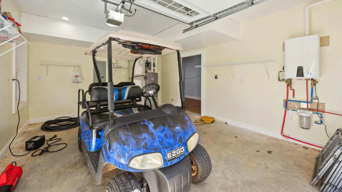 Golf cart cleaning in Florida retirement community