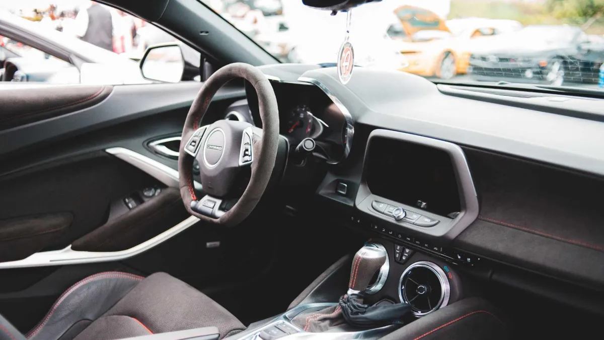 Interior detailing with steam cleaner in Florida