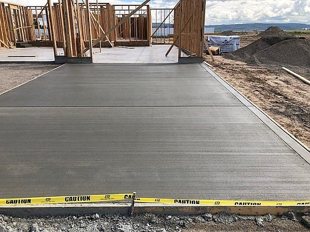 Twin Falls Concrete builds and installs Driveway