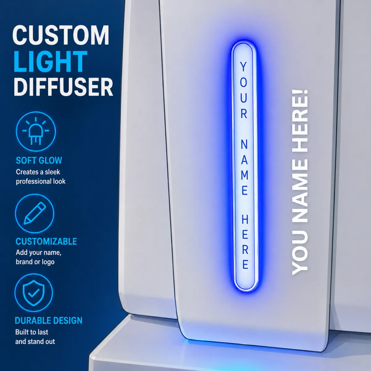 Hand holding Pulse Wave™ applicator near a patient's foot in a medical setting, demonstrating Pulse Wave™ technology for health and wellness applications.