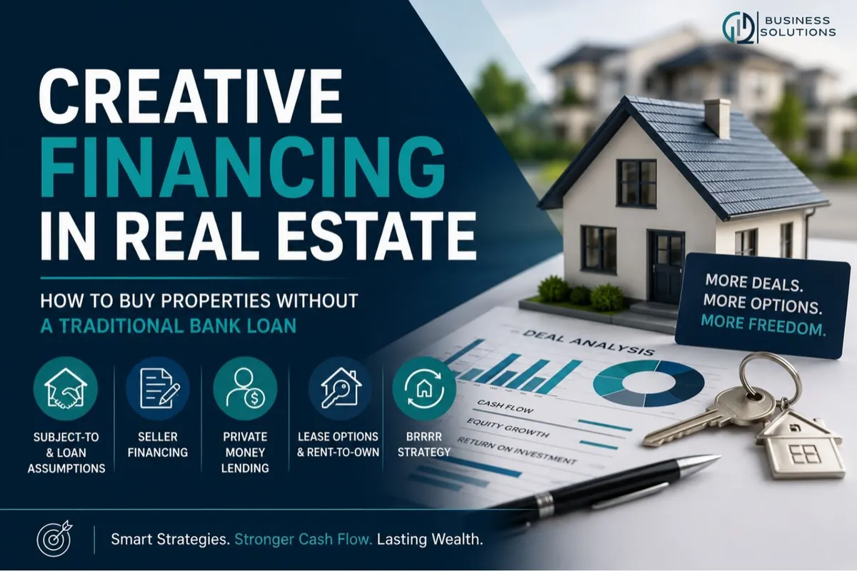 Creative Financing in Real Estate: How to Buy Properties Without a Traditional Bank Loan